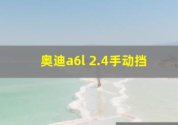 奥迪a6l 2.4手动挡